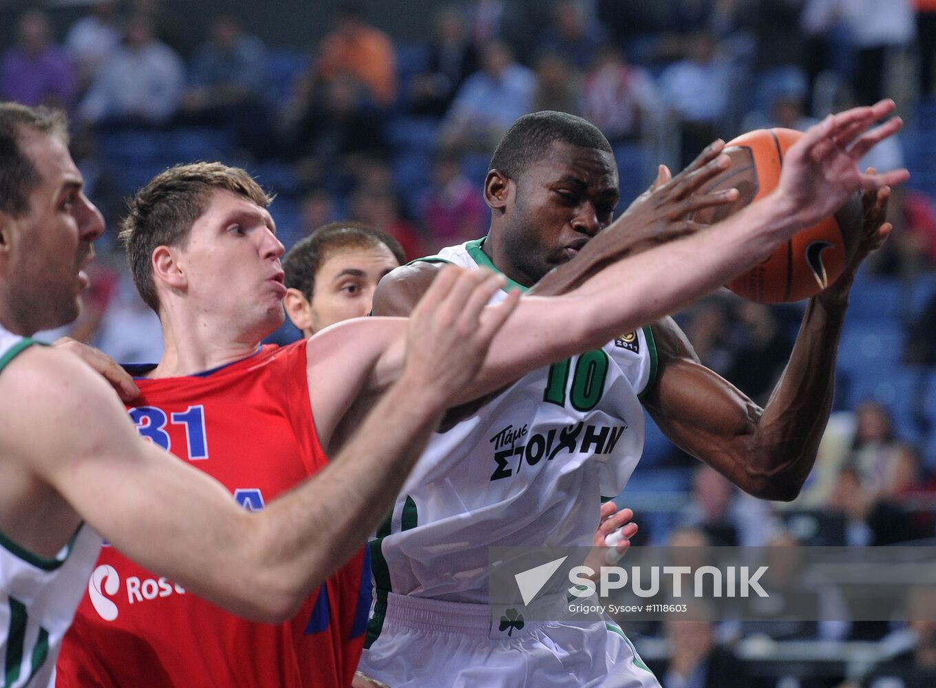 Basketball Euroleague. CSKA vs. Panathinaikos