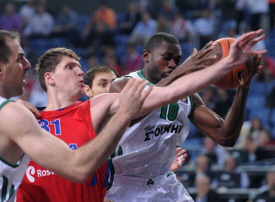 Basketball Euroleague. CSKA vs. Panathinaikos