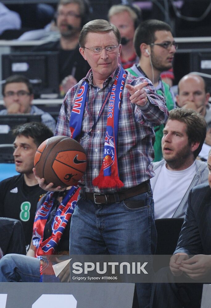 Basketball Euroleague. CSKA vs. Panathinaikos