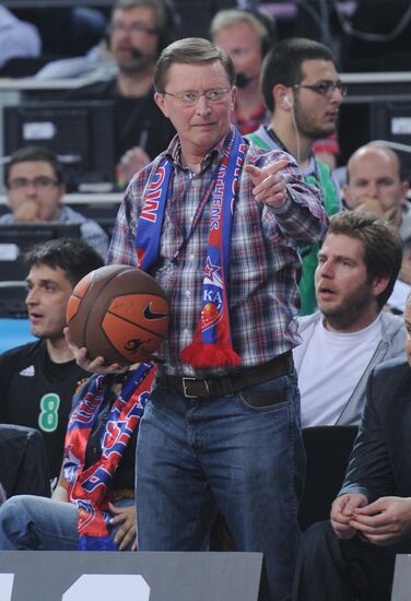 Basketball Euroleague. CSKA vs. Panathinaikos