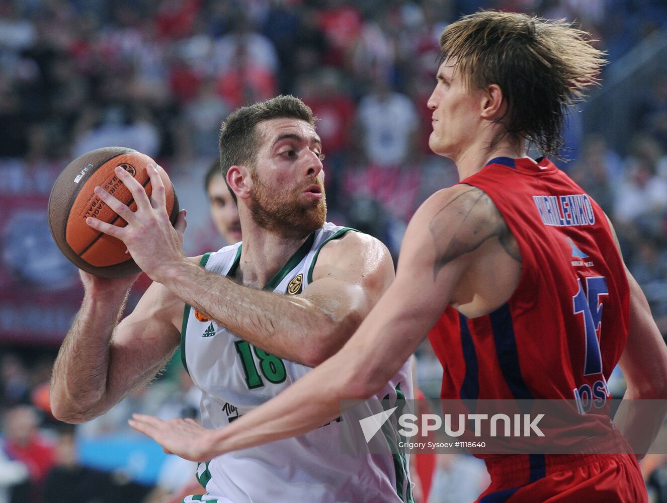 Basketball Euroleague. CSKA vs. Panathinaikos
