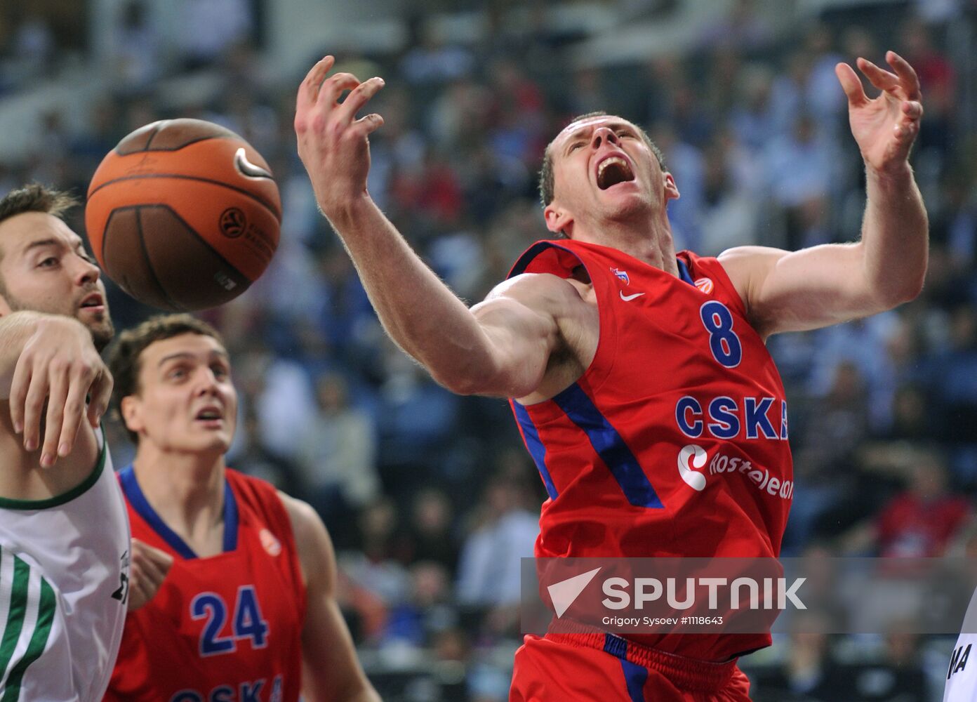 Basketball Euroleague. CSKA vs. Panathinaikos