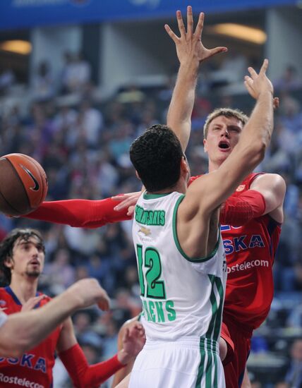 Basketball Euroleague. CSKA vs. Panathinaikos