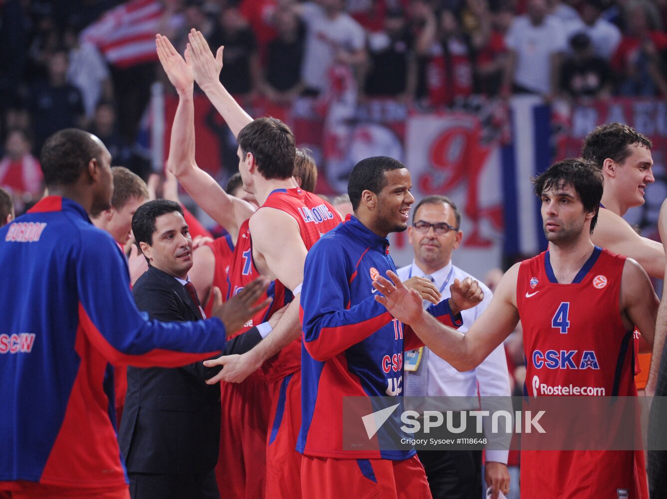 Basketball Euroleague. CSKA vs. Panathinaikos