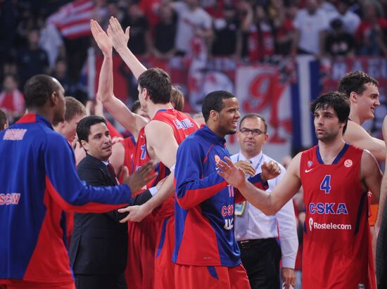 Basketball Euroleague. CSKA vs. Panathinaikos