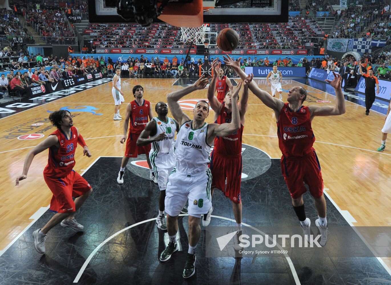 Basketball Euroleague. CSKA vs. Panathinaikos