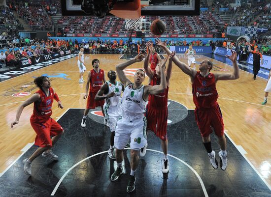 Basketball Euroleague. CSKA vs. Panathinaikos
