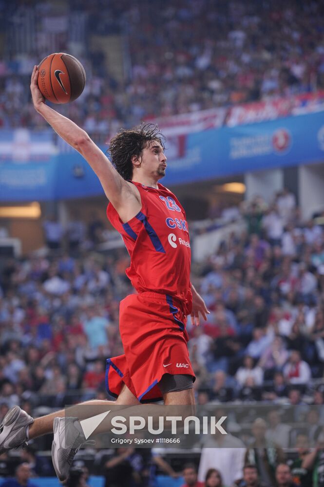 Basketball Euroleague. CSKA vs. Panathinaikos