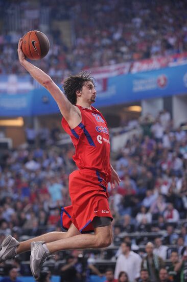 Basketball Euroleague. CSKA vs. Panathinaikos