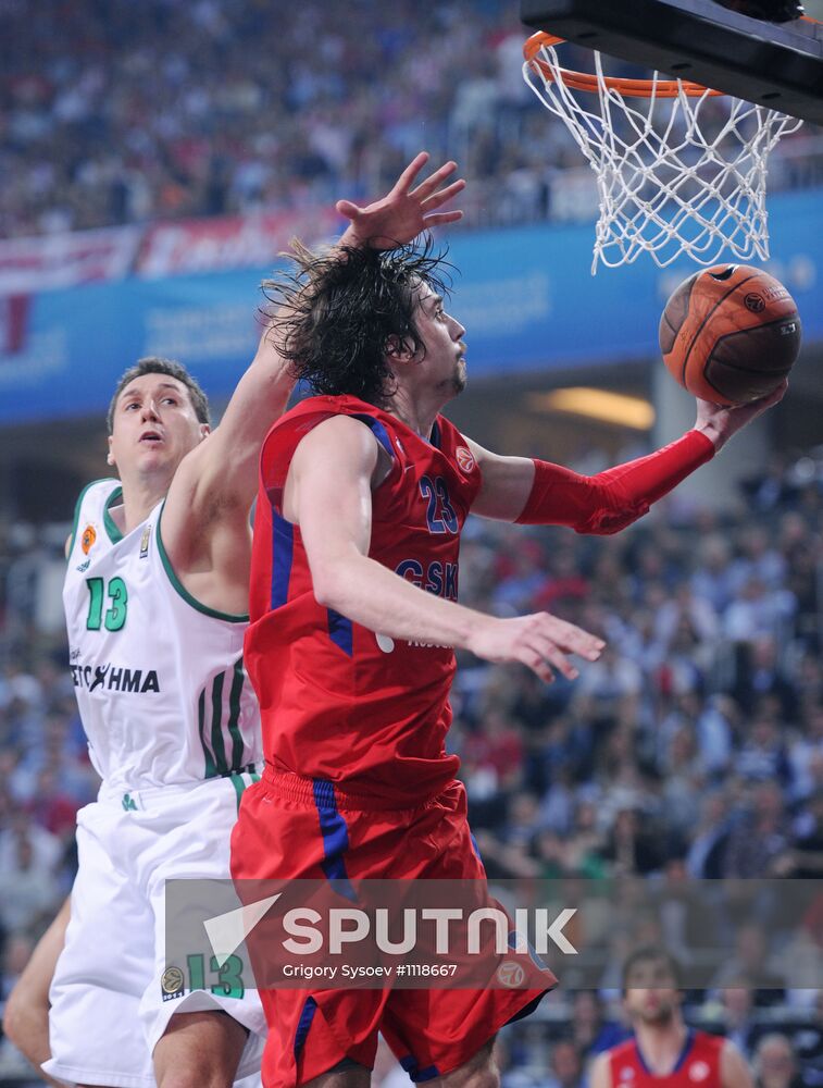 Basketball Euroleague. CSKA vs. Panathinaikos