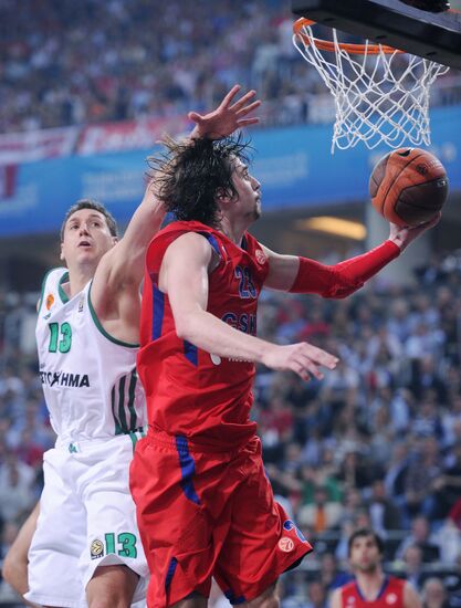 Basketball Euroleague. CSKA vs. Panathinaikos