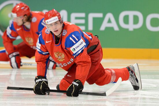 Ice Hockey World Championship. Russia vs. Sweden