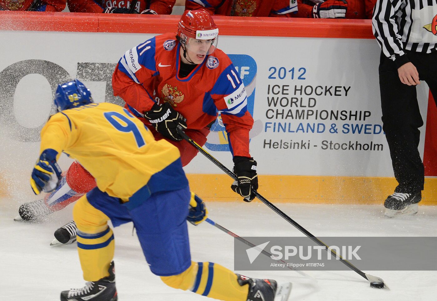 Hockey World Championship. Match Russia - Sweden