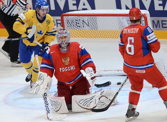 Hockey World Championship. Match Russia - Sweden