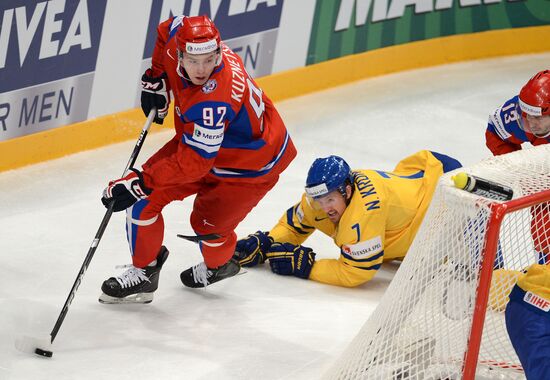 Hockey World Championship. Match Russia - Sweden