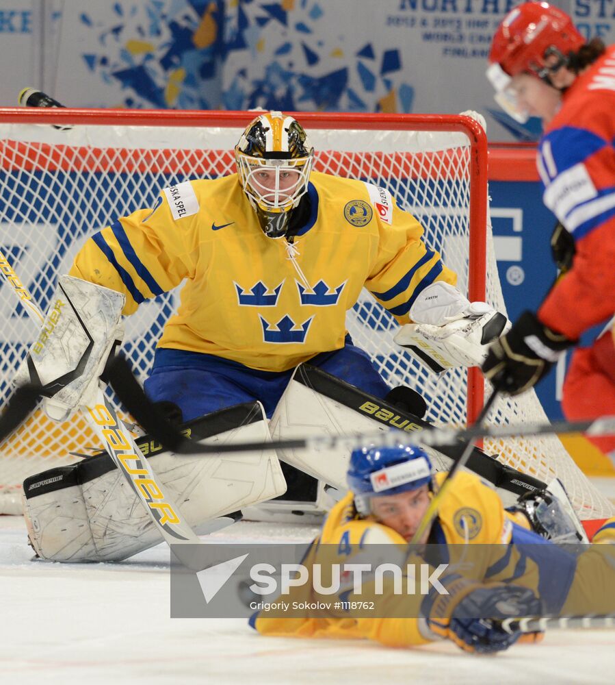 Hockey World Championship. Match Russia - Sweden