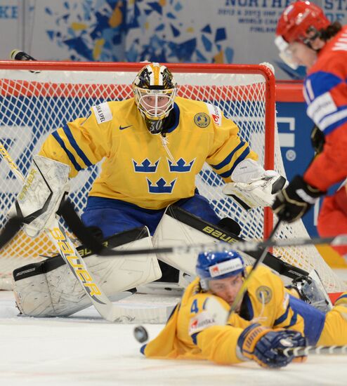 Hockey World Championship. Match Russia - Sweden