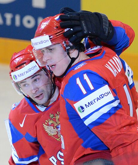 Ice Hockey World Championship. Russia vs. Sweden