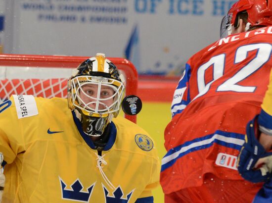 Hockey World Championship. Match Russia - Sweden