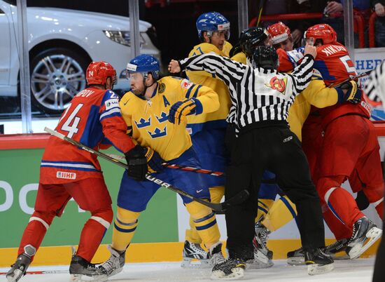 Hockey World Championship. Match Russia - Sweden