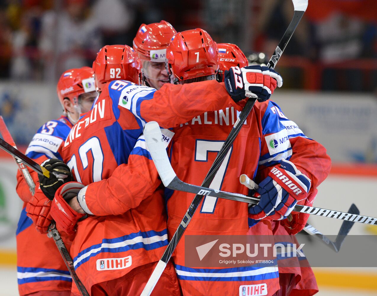 Hockey World Championship. Match Russia - Sweden