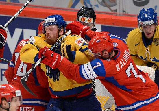 Hockey World Championship. Match Russia - Sweden