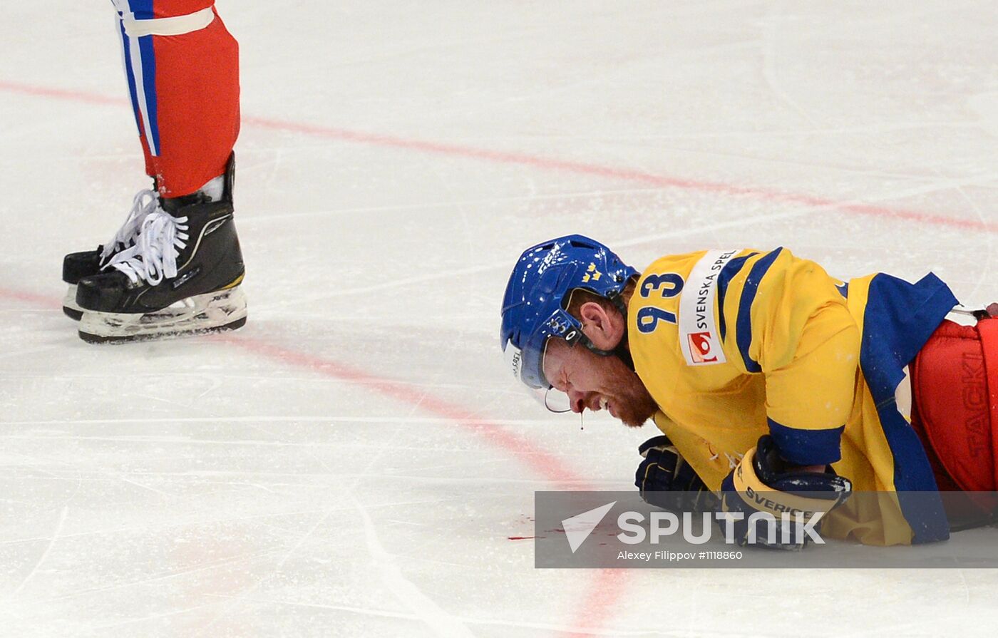 Hockey World Championship. Match Russia - Sweden