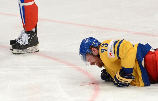 Hockey World Championship. Match Russia - Sweden