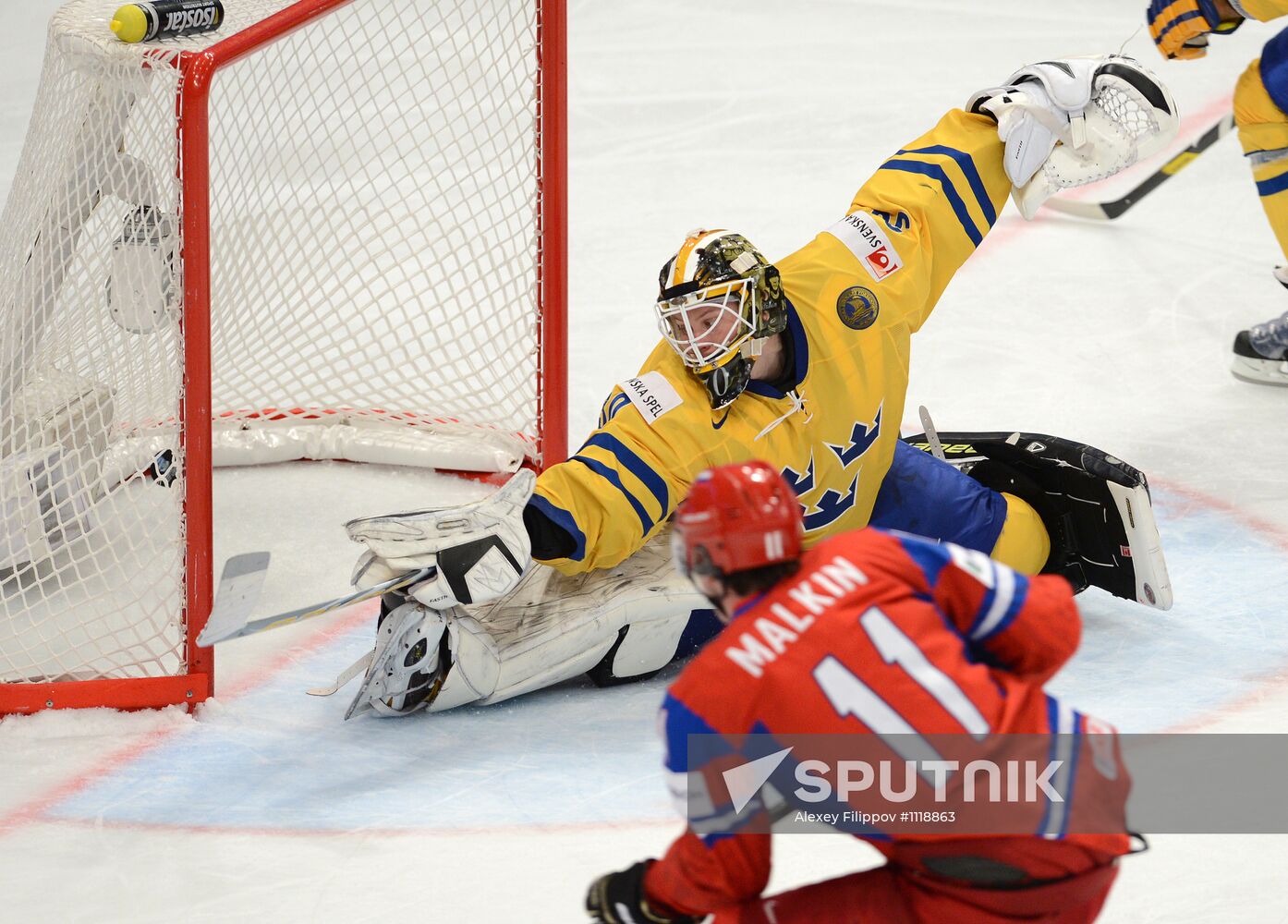 Hockey World Championship. Match Russia - Sweden