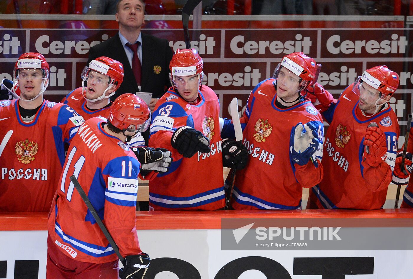 Hockey World Championship. Match Russia - Sweden