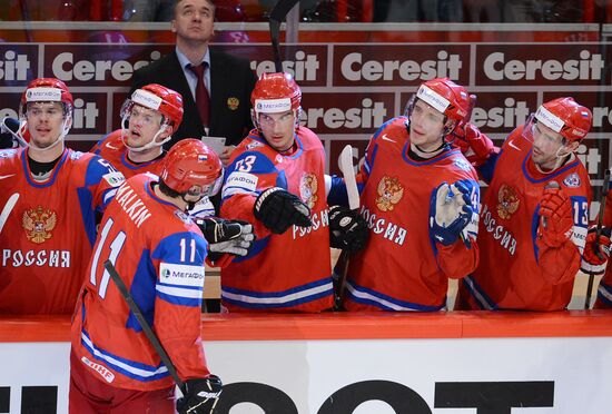 Hockey World Championship. Match Russia - Sweden