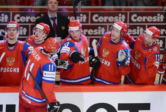 Hockey World Championship. Match Russia - Sweden