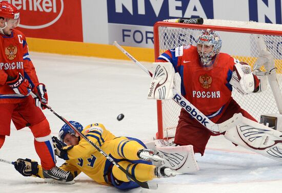 Hockey World Championship. Match Russia - Sweden