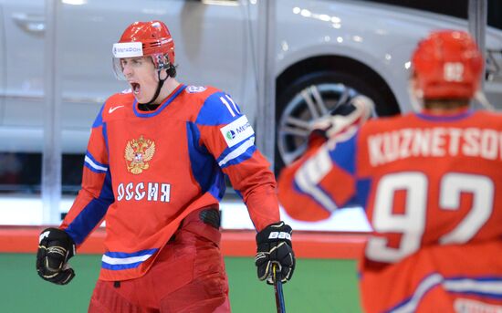 Hockey World Championship. Match Russia - Sweden