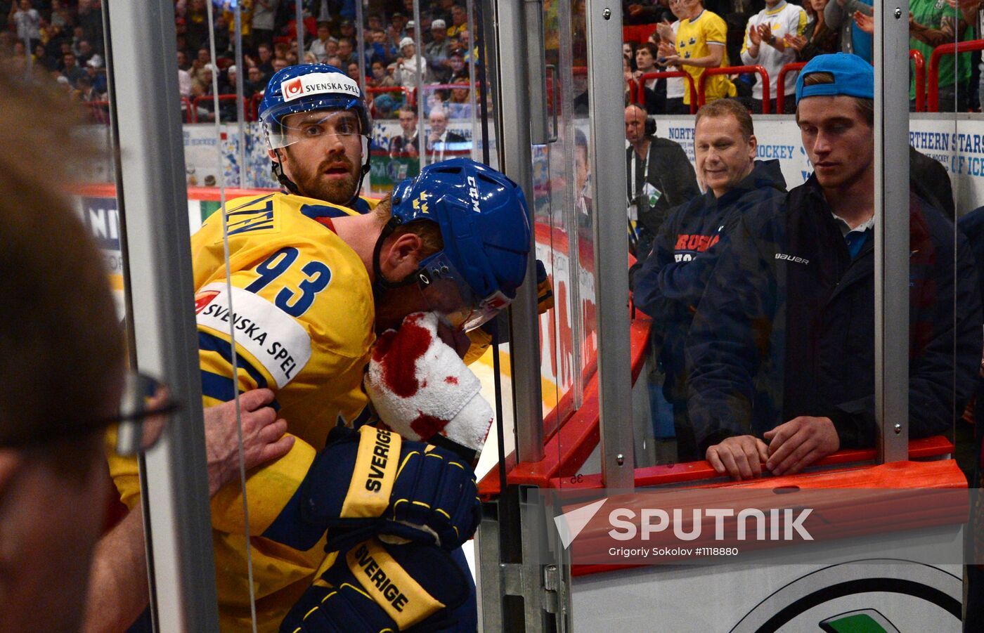 Hockey World Championship. Match Russia - Sweden