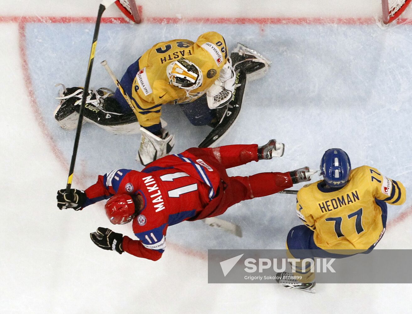 Hockey World Championship. Match Russia - Sweden