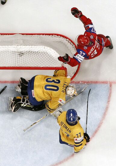 Hockey World Championship. Match Russia - Sweden