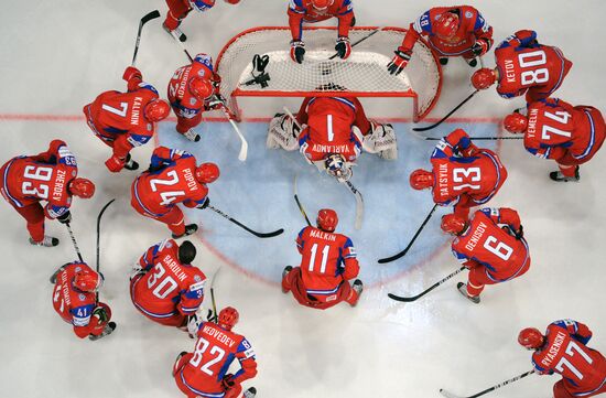 Hockey World Championship. Match Russia - Sweden