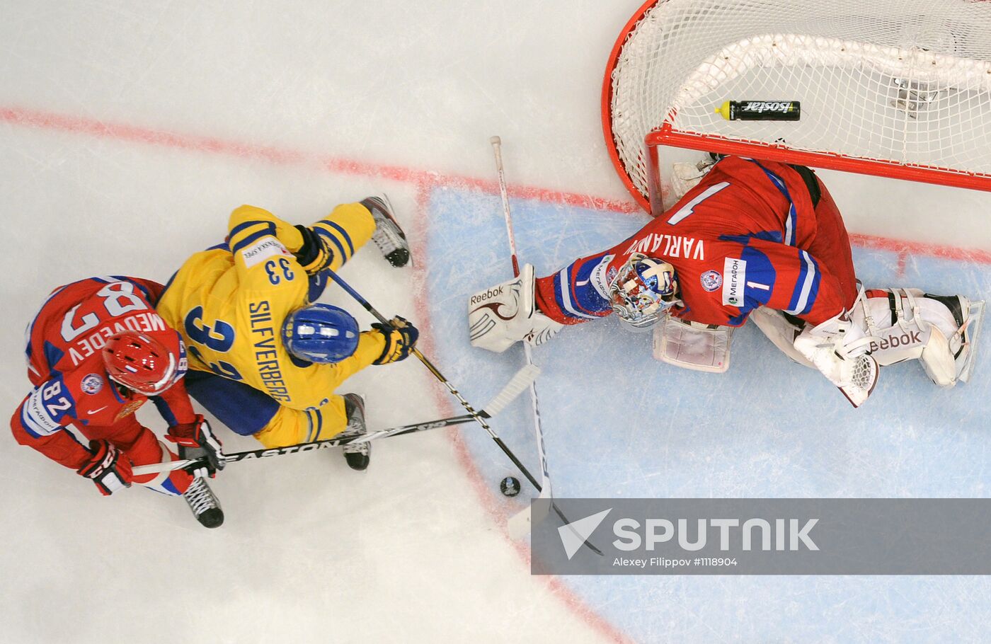 Hockey World Championship. Match Russia - Sweden