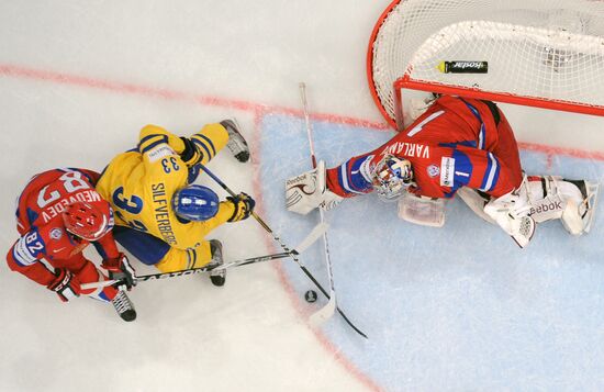 Hockey World Championship. Match Russia - Sweden