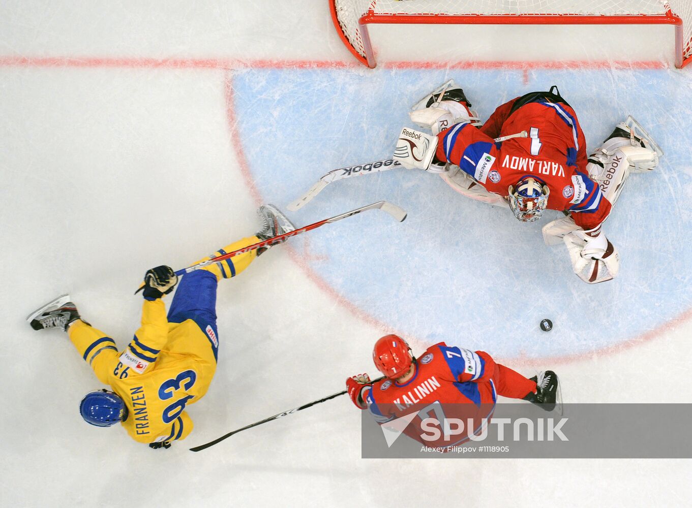 Hockey World Championship. Match Russia - Sweden