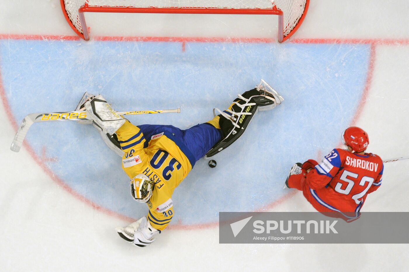 Hockey World Championship. Match Russia - Sweden