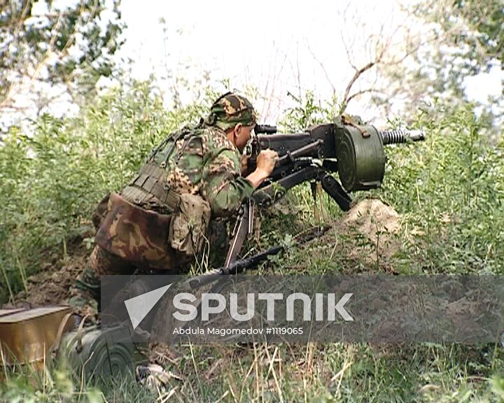 Special operation against terrorists in Kyzlyar District