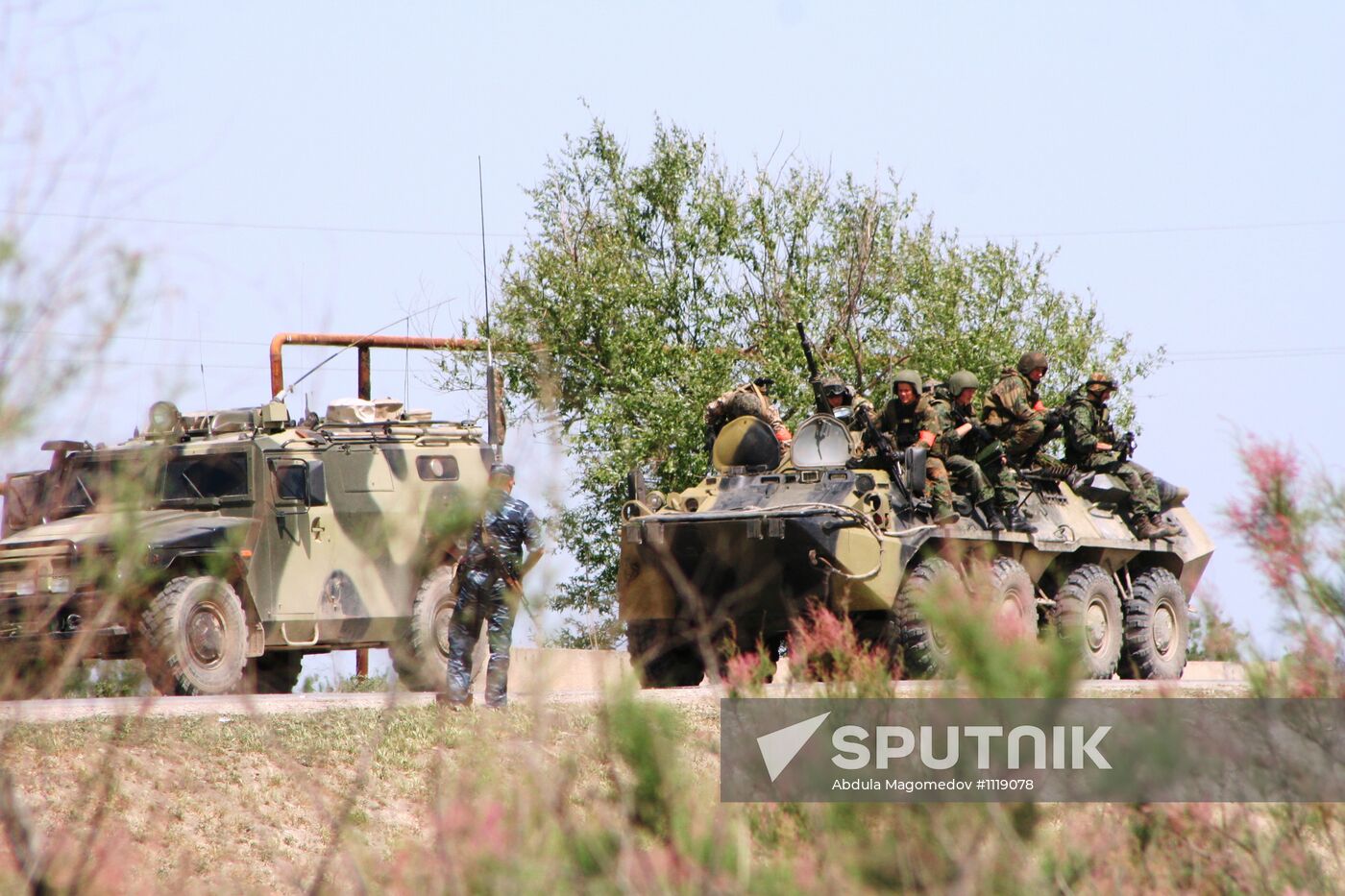 Special operation against terrorists in Kizlyar District