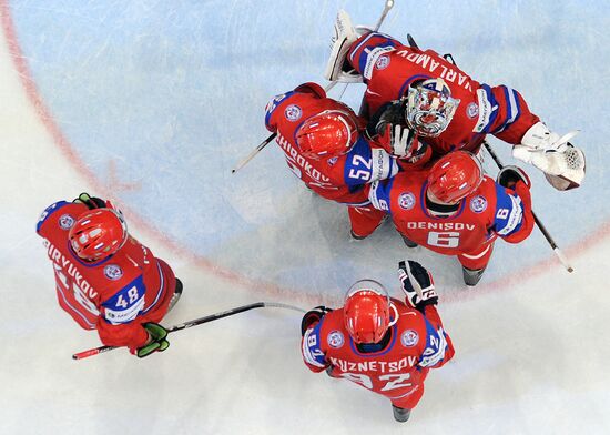 Ice Hockey World Championship. Russia vs. Sweden