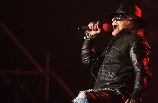 Guns N'Roses give concert in Moscow