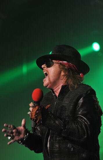 Guns N'Roses give concert in Moscow