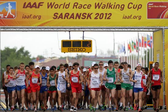 World Race Walking Cup. Day one