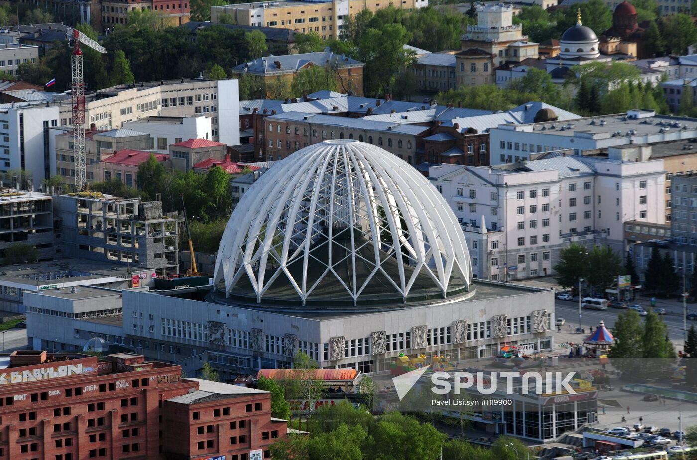 Observation deck of Vysotsky skyscraper in Yekaterinburg