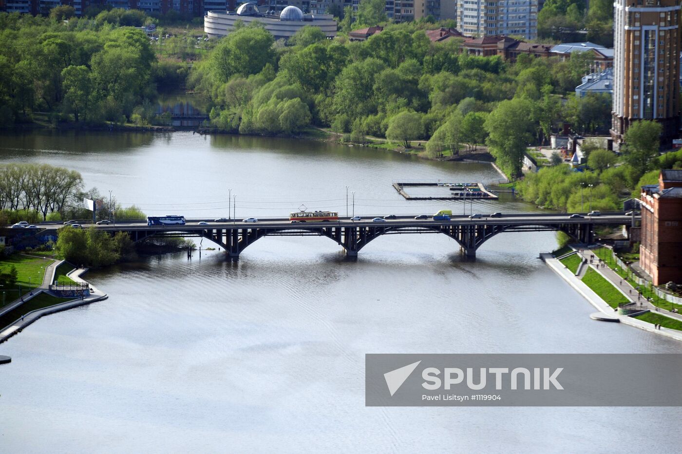Observation deck of Vysotsky skyscraper in Yekaterinburg